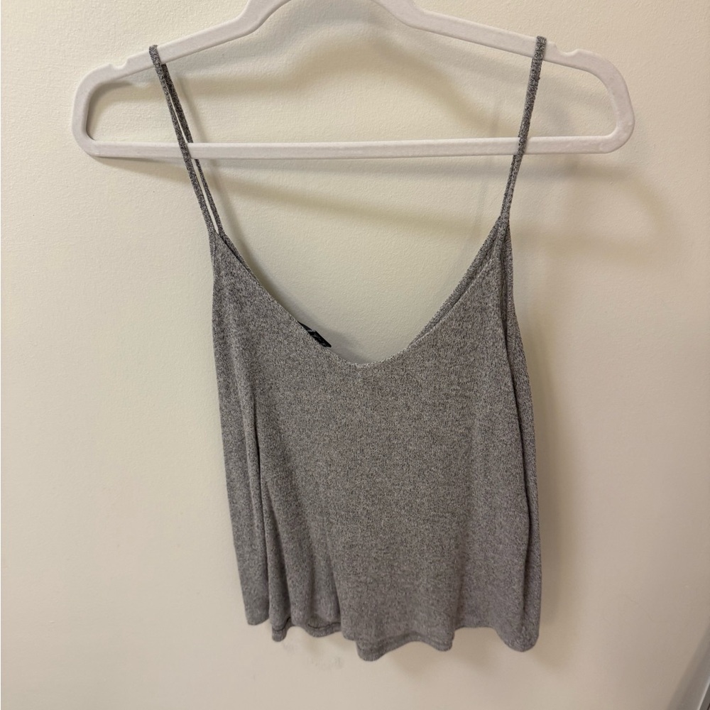 Forever 21 Gray Crop Camisole Top